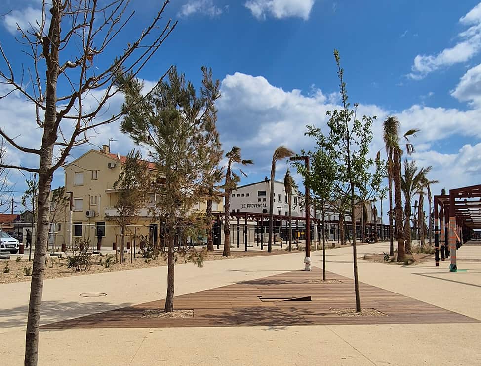 Réalisation d'un aménagement d'une terrasse sur Narbonne