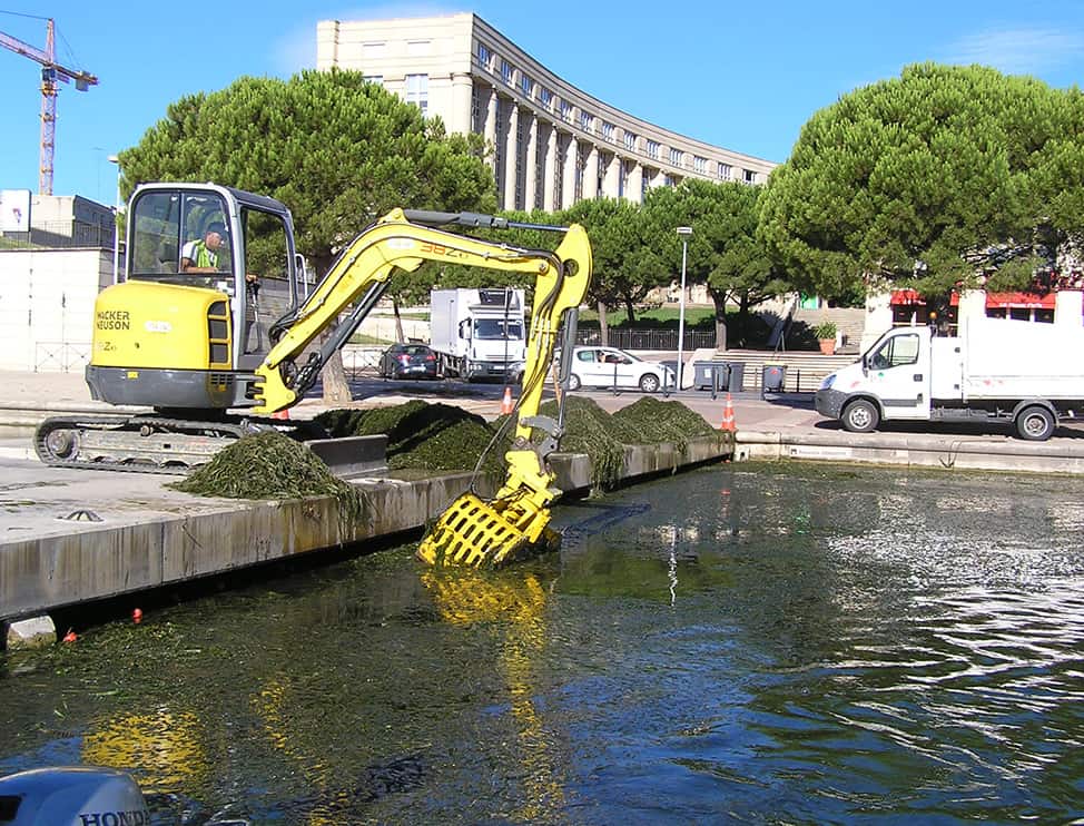 Découvrez notre réalisation pour un arrachage d'algues sur le Lez à Montpellier