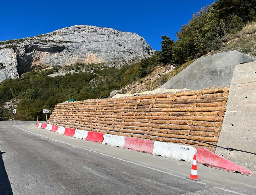 Réalisation d'une amélioration de la sécurité du tunnel du Col du Rousset