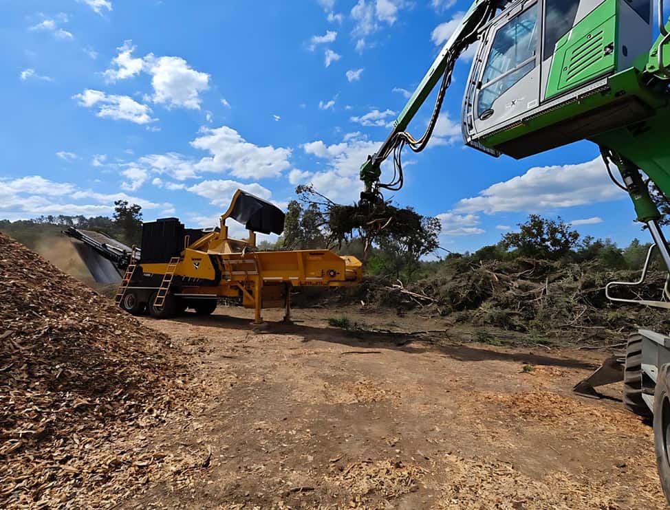 Découvrez notre service de broyage de bois prévu pour la fabrication de plaquettes